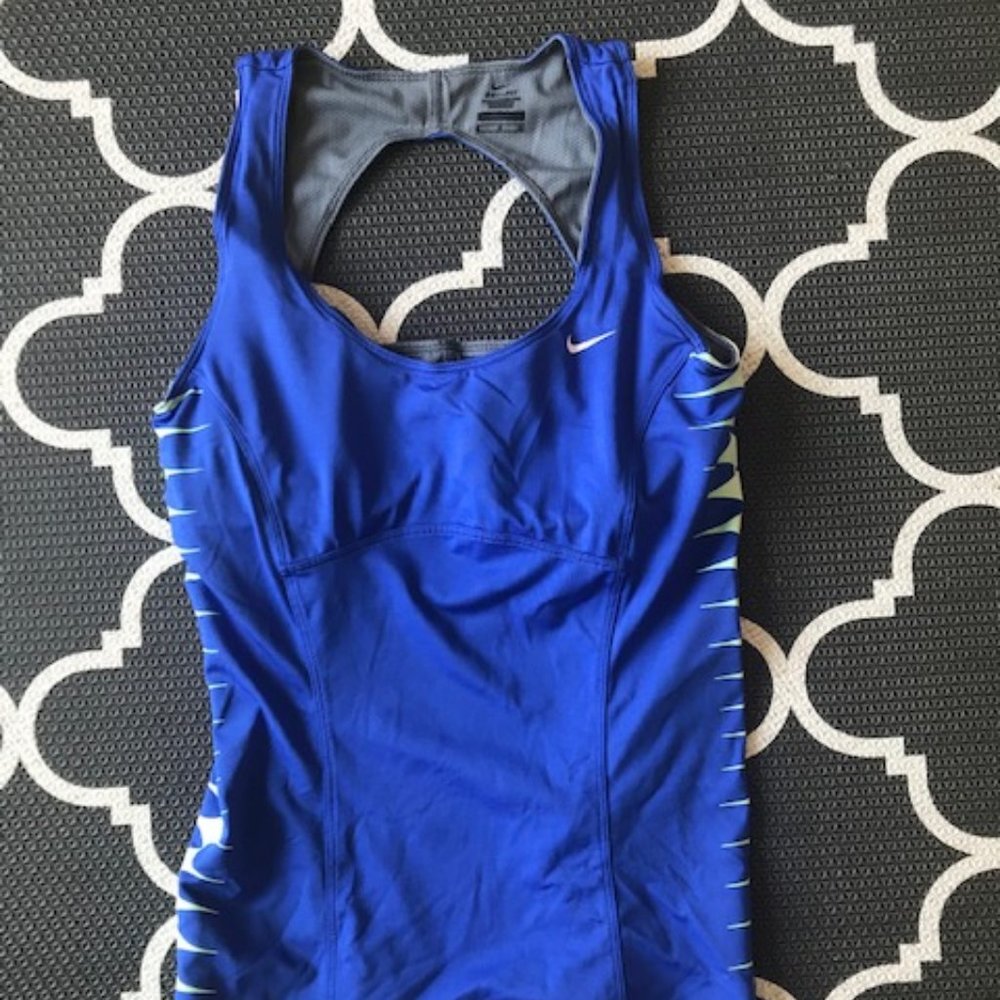 Nike Royal Blue Tennis Top